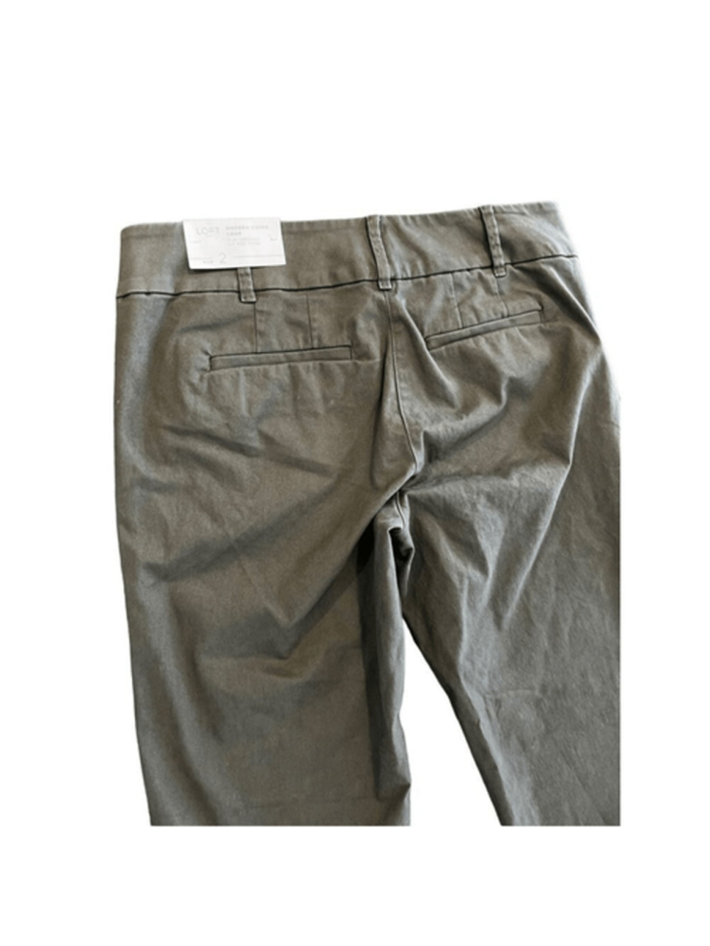 ANN TAYLOR LOFT MODERN CHINO CROP PANTS SIZE 2 - Picture 4 of 10